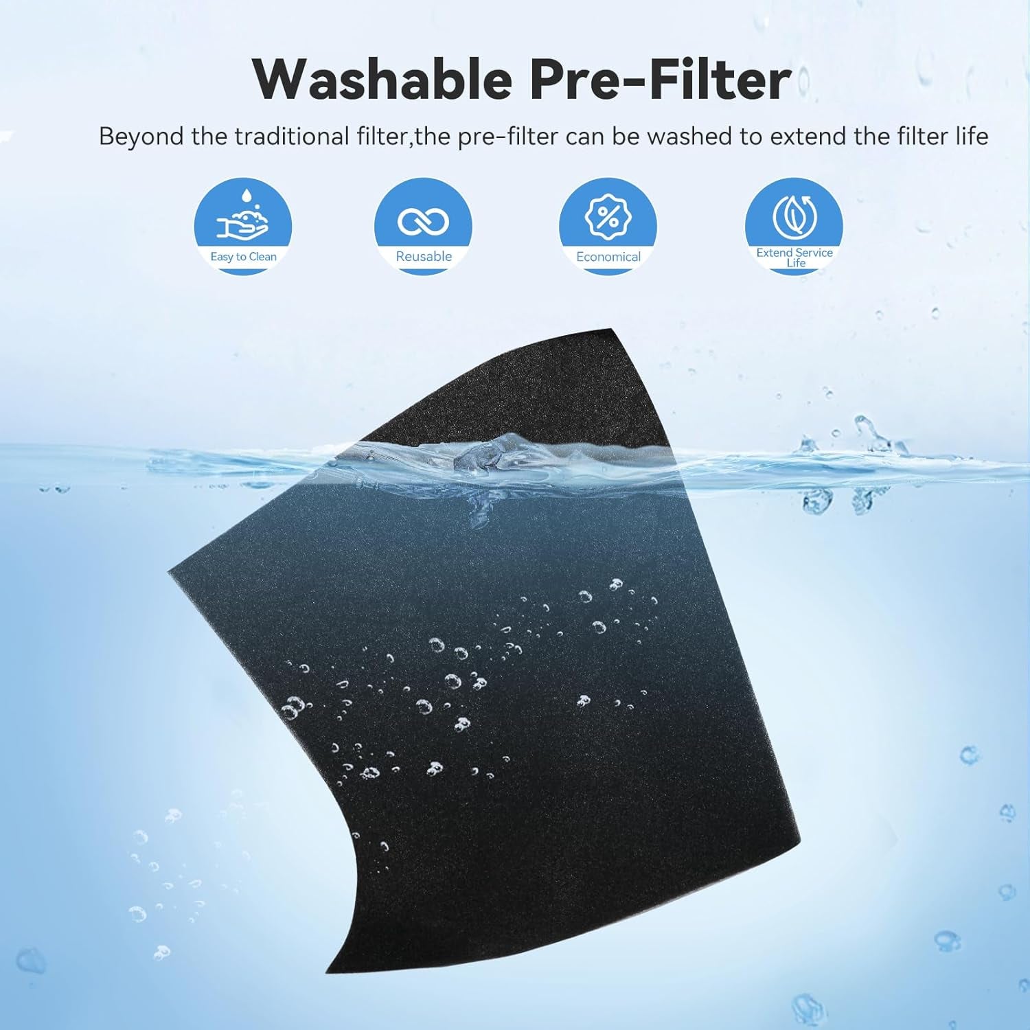 P280 P260 Air Purifier Replacement Filter,Only Compatible with TPLMB/ P280 and AIUZLK P260 Air Purifies,Washable Pre-Filter,H13 Hepa,Activated Carbon,P280-Wrf (2 Pack)