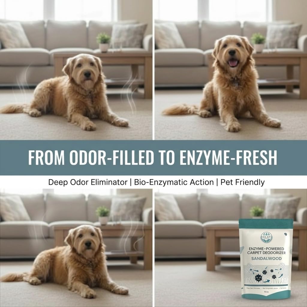 Enzyme-Powered Carpet Deodorizer (Powder)