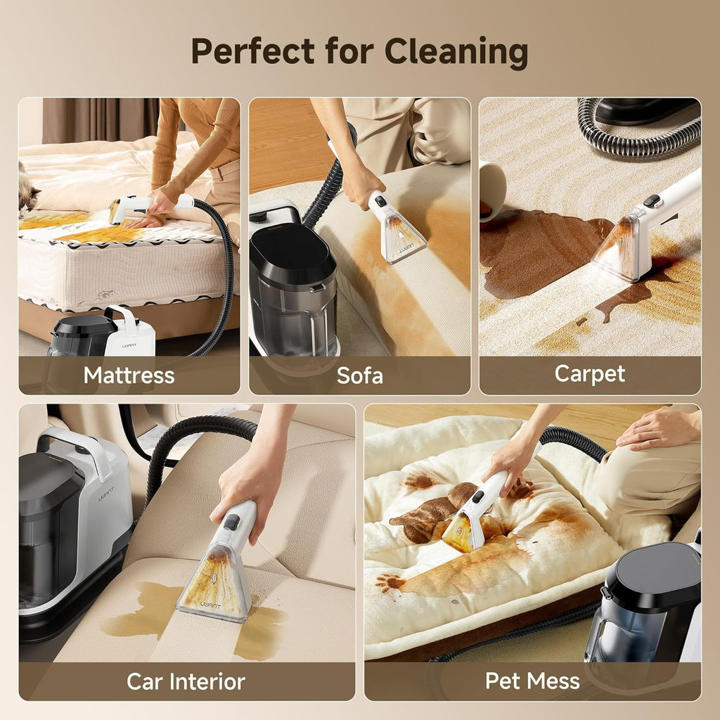 Upholstery Portable Carpet Cleaner Machine for Pets with Pet Pro Solution 