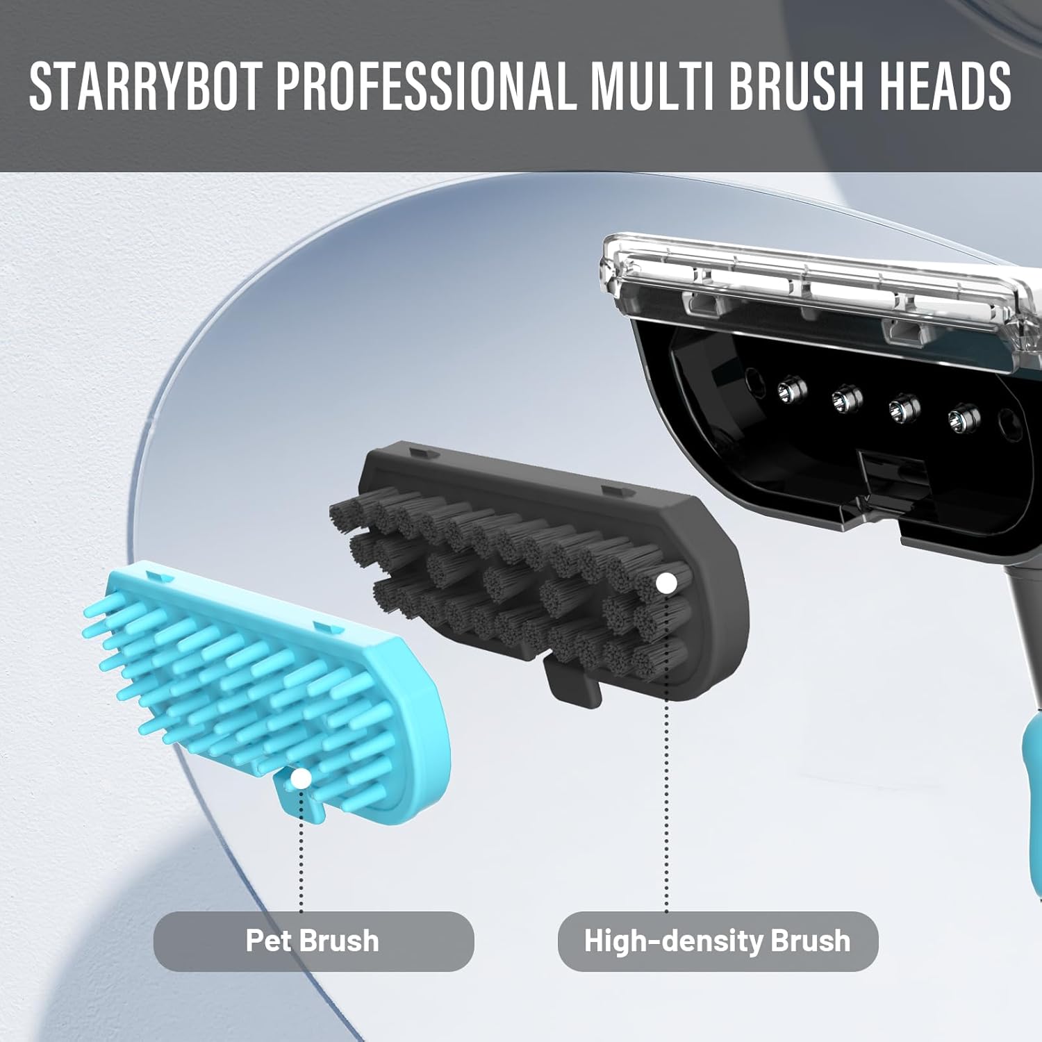 Portable Carpet Cleaner Machine with Steam and Heating Techology,18Kpa Powerful Suction