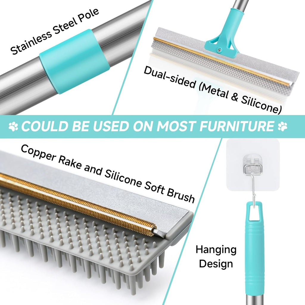 Carpet Rake for Pet Hair Removal Tool